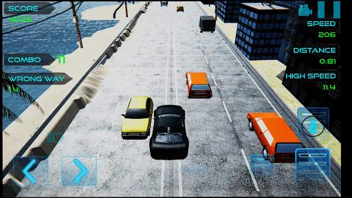 Lalu lintas otot mobil pembalap 2020 Highway Crush screenshot 11