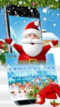 Live Christmas Keyboard Theme screenshot 2
