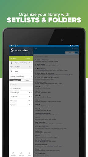 Musicnotes Sheet Music Player screenshot 13