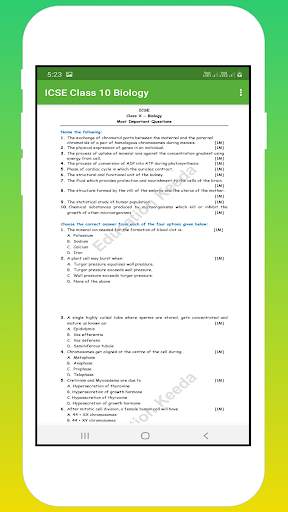 ICSE Selina Class 10 Biology Solution OFFLINE screenshot 7
