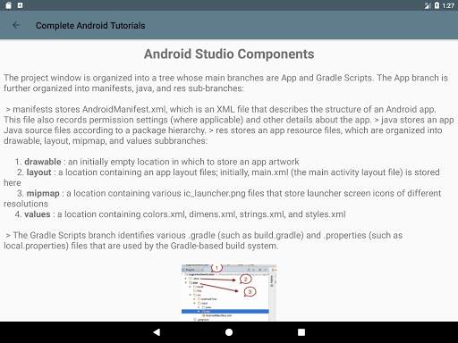 Complete Android Tutorials скриншот 10