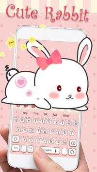 Cute Rabbit Keyboard screenshot 2