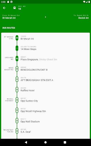 SG Bus: Bus Arrival Time   EZ-Link Card Reader App screenshot 9