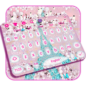 Girly Paris Keyboard theme icon