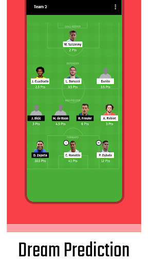 Dream team 11 - Teams Prediction For Cricket screenshot 1