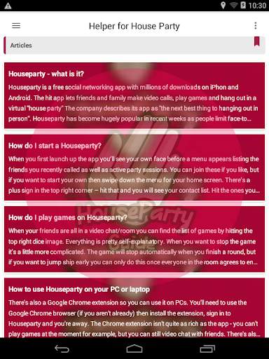 New Houseparty - Tips for House Party 2020 screenshot 2
