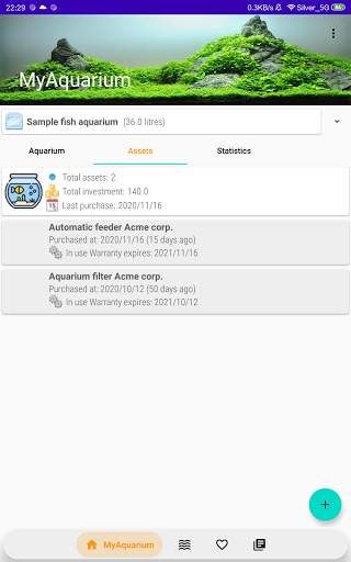 MyAquarium Fish tank manager screenshot 10