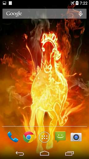 Fire Horse 3D Video Wallpaper screenshot 3