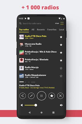 Radio Poland: Internet Radio, Free FM Radio screenshot 2