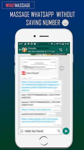 Whatmassage - chat WhatsApp without saving number screenshot 5