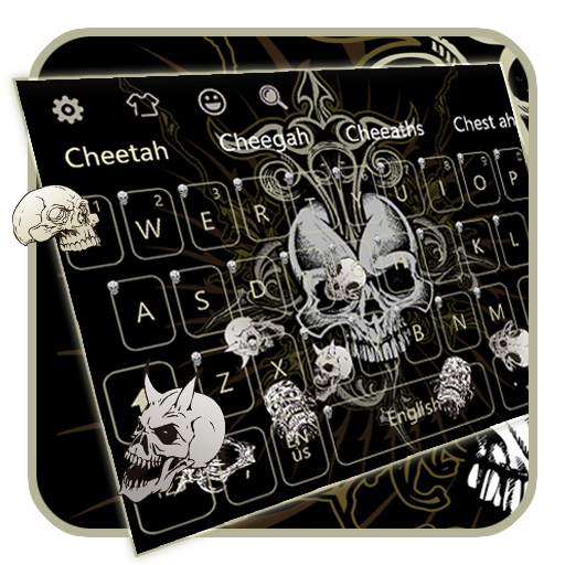 Live Devil Death Skull Keyboard 10001005