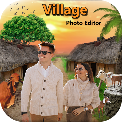 Village Cut Paste photo Editor icon