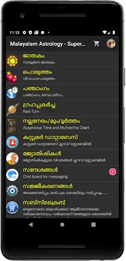 Vedic Astrology Malayalam screenshot 1
