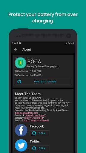 BOCA - Battery Optimized Charging App screenshot 3