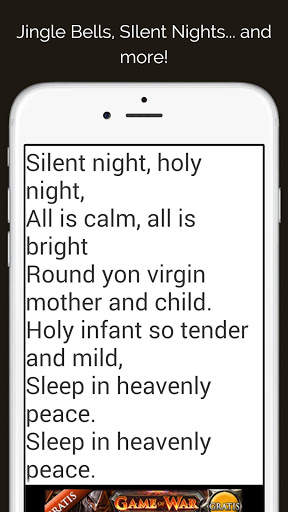 Christmas Carols and songs with lyrics, in english screenshot 4