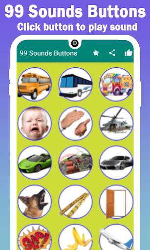 99 Sounds Buttons Free Offline screenshot 1