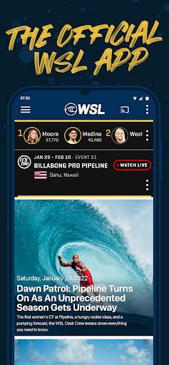 World Surf League screenshot 1