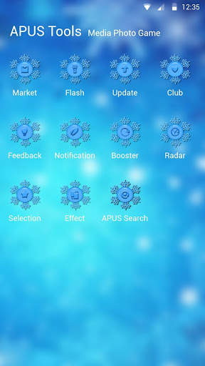 Frozen-APUS Launcher theme screenshot 3