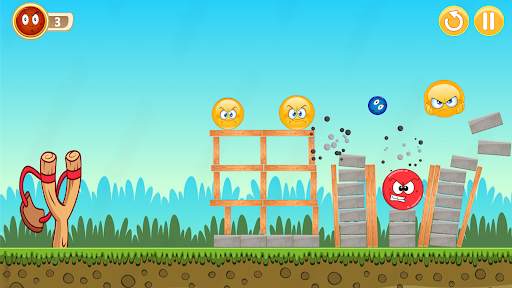 Game Penembak Bola Merah Dan screenshot 2