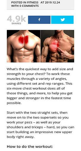 Girivas - chest workout screenshot 1