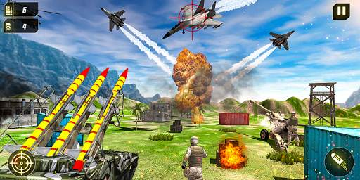 Military Missile Launcher:Sky Jet Warfare screenshot 5