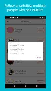 Unfollowers and Followers for Instagram screenshot 7