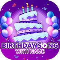 Birthday Song with Name logo