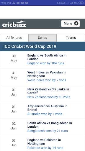 Cricket World Cup 2019 screenshot 3