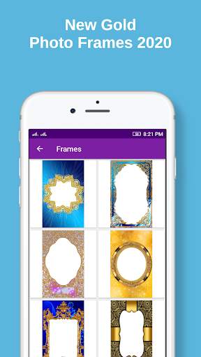 Gold Photo Frames Free Photo Editor 2020 screenshot 3