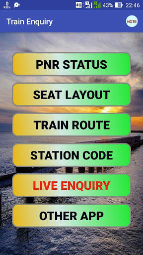 Indian Train Enquiry IRCTC 1 تصوير الشاشة