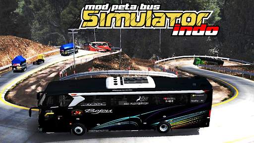 Mod Peta Bus Simulator Indo screenshot 1