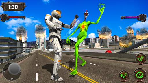 Siren Head Vs Robot Fighting screenshot 3