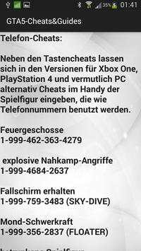 Neue Cheats für GTA 5 screenshot 2