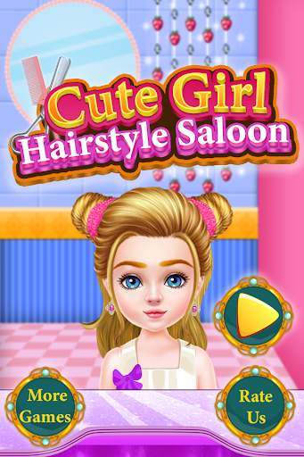 Cute Girl Hairstyle Salon – Makeover Games screenshot 1