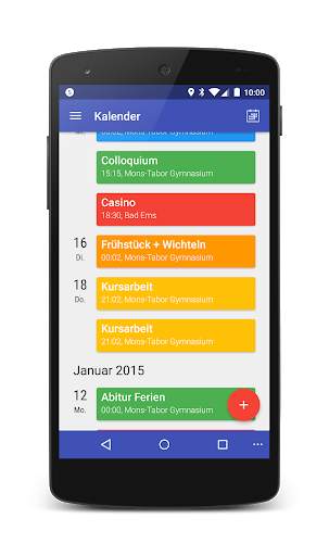 Schul-Organizer - Stundenplan, Aufgaben und Noten screenshot 4