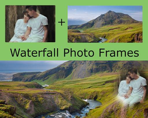 Waterfall Photo Frame 3 تصوير الشاشة