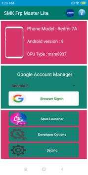 SMK FRP Master Lite screenshot 1