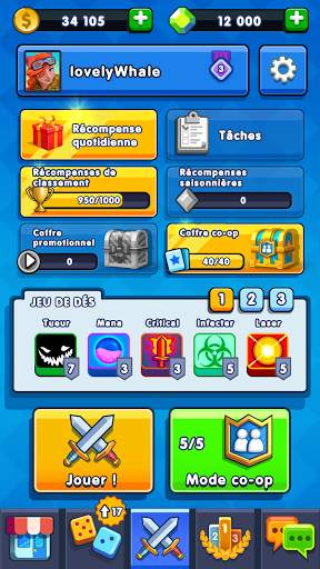 Dice Battle: Jeu de Dés & Tour screenshot 3
