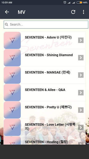 Seventeen Lyrics (Offline) screenshot 5