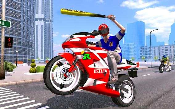 Real Bike Attack Racing Highway Stunt Rider 2018 screenshot 3