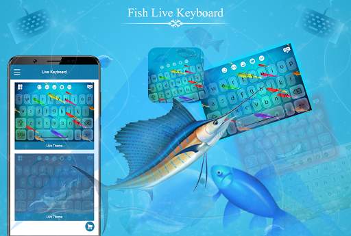 Fish Live Keyboard screenshot 1