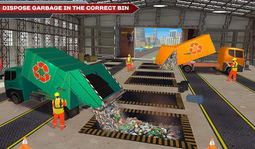 Garbage Truck Driving Simulator: Truck Driver Game screenshot 9