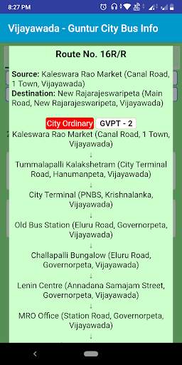 Amaravati, Vijayawada, Guntur APSRTC City Bus Info screenshot 4