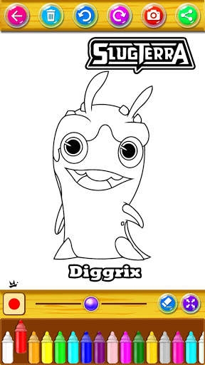 Slug Games Coloring Book for Slugterra Slug it out screenshot 4