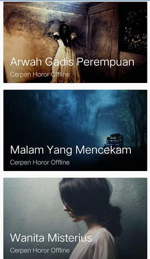 Kumpulan Cerpen Horor Offline screenshot 2