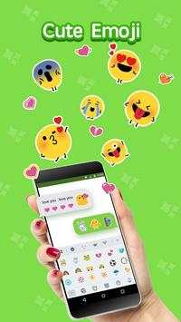 Emoji Keyboard：Yolky Baby screenshot 3