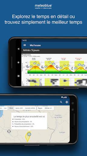 meteoblue météo et cartes screenshot 4