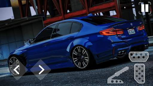 Stunt BMW M5 Parking Simulator screenshot 1