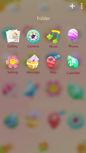 Cute garden GO Launcher Theme screenshot 3