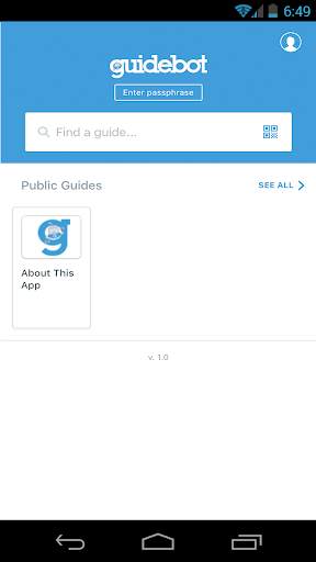 Guidebot screenshot 2
